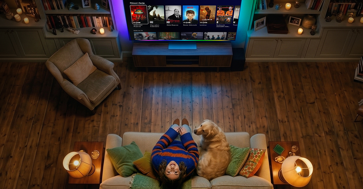 Uživanje u gledanju EON TV-a u udobnosti doma
